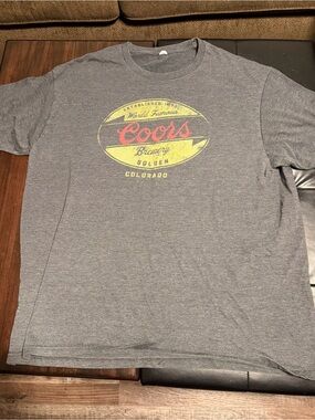 Vintage Coors Brewery Golden Colorado T-Shirt – Gray – Men’s XL